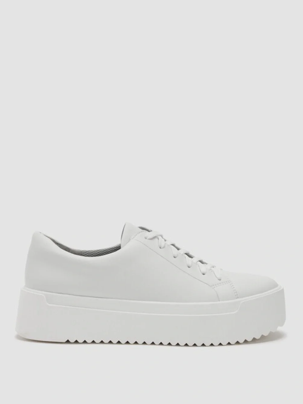 Eileen Fisher Monde White Platform Lace-Up Sneakers